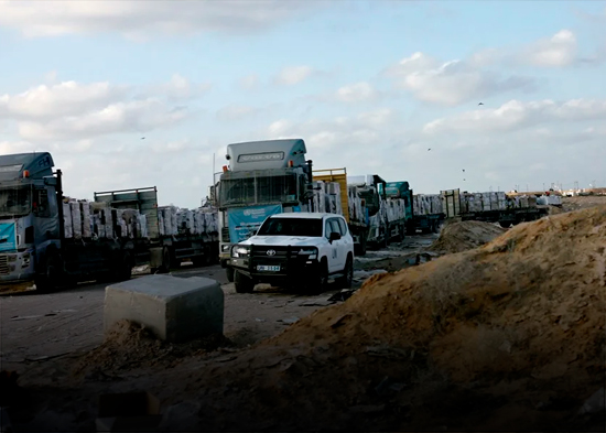Discrepancia sobre ayuda en Gaza: Hamás reporta 853 camiones, Israel 1.950