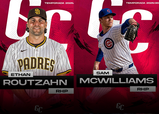 Gigantes del Cibao anuncian contratación de lanzadores importados McWilliams y Routzahn
