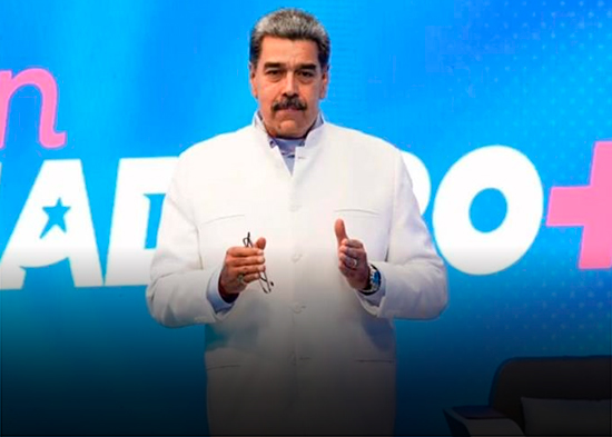 "Ahora me toca hablar mucho en inglés porque me llaman mucho del Norte", bromea Maduro