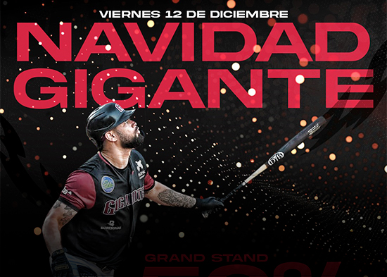 Gigantes del Cibao anuncian promociones especiales “Navidad Gigante” y “Tarde Familiar”