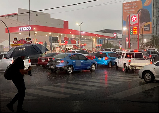 Vaguada activa provocará aguaceros intensos durante Año Nuevo