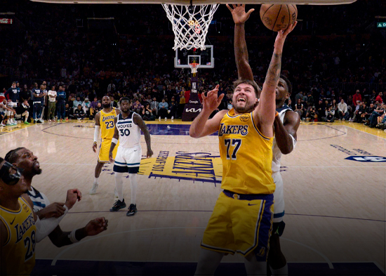 Doncic anota 31 y Lakers derrotan a Timberwolves para empatar la serie