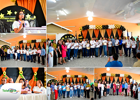Politécnico Vicente Aquilino Santos SFM celebra esfuerzo y la excelencia con acto al mérito 2025