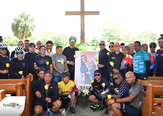 Ciclistas rinden tributo a Eudes Cabral Espinal en emotiva actividad “Yo Respeto al Ciclista”