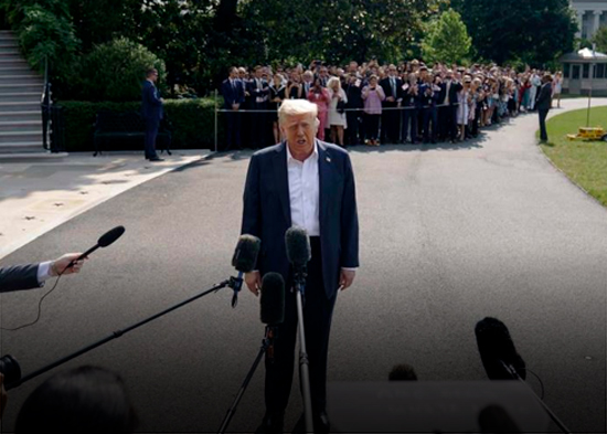 Trump visita Texas tras las devastadoras inundaciones: "Nunca había visto algo así"