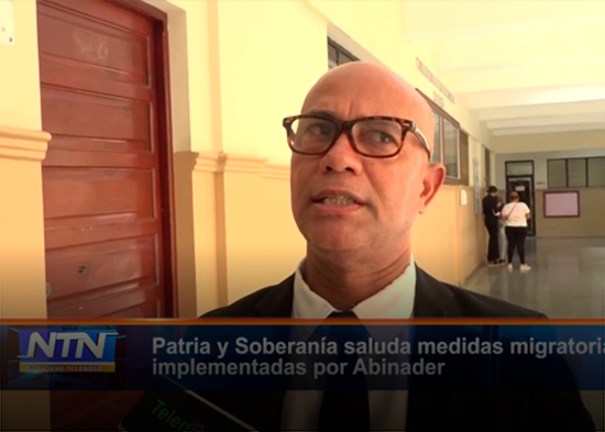 Patria y Soberanía saluda medidas migratorias implementadas por Abinader