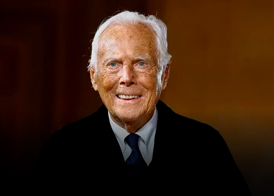 ¡El mundo de la moda de luto! Fallece Giorgio Armani, rey y maestro de la sobriedad y la elegancia