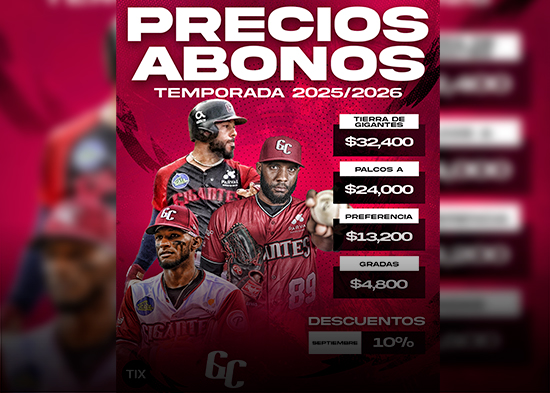 Gigantes del Cibao firman acuerdo con Tix para venta de boletas temporada 2025