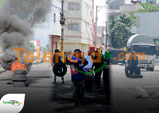 Estudiantes vuelven a protestar por reivindicaciones en San Francisco de Macorís
