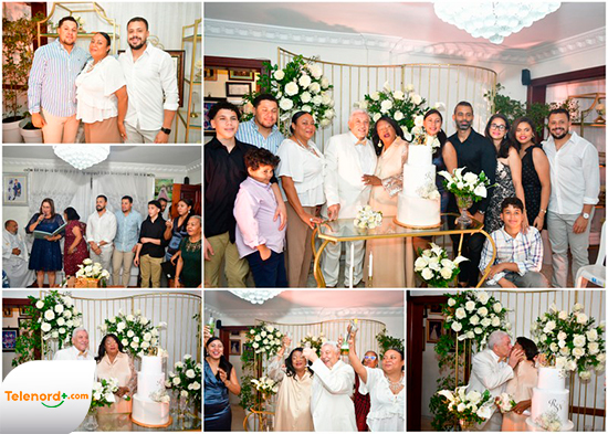 Rufino Martínez y Nereyda Guaba celebran sus bodas de oro