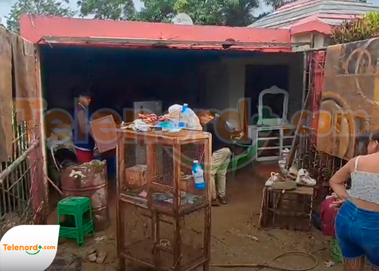 Inundaciones afectan viviendas, acueductos y comunidades en la provincia María Trinidad Sánchez