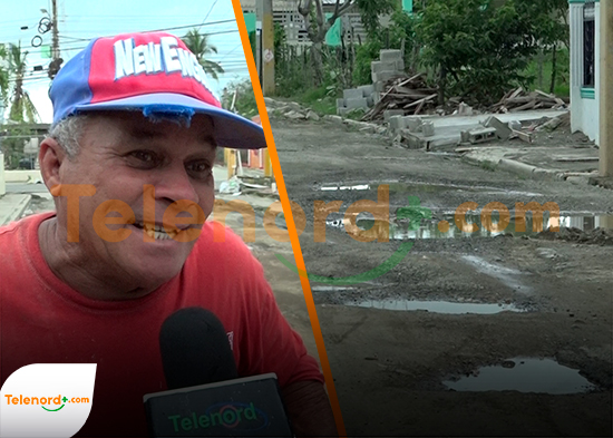 Comunitarios denuncian mal estado de calles en sector Los Medina de Las Guáranas