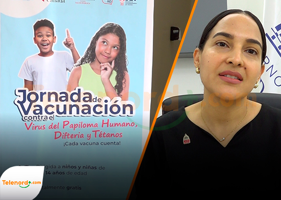 Salud Pública inicia jornada de vacunación contra el VPH en Provincia Duarte