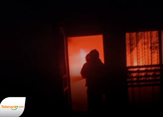 Incendio se registra en el sector Cristo Rey SFM