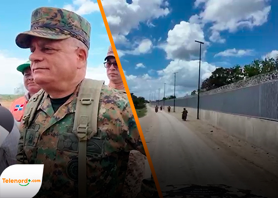 Ministro de Defensa supervisa avances de la verja perimetral fronteriza en la zona norte