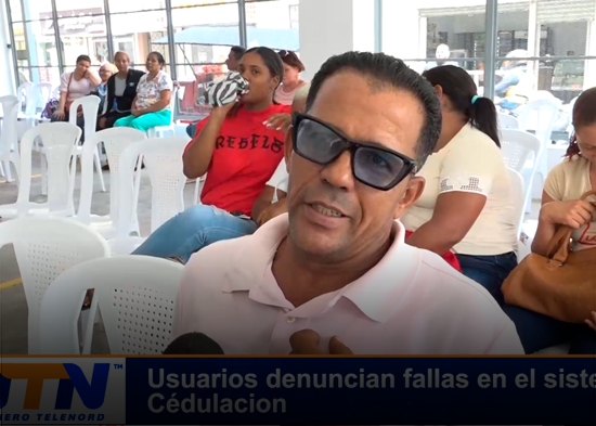 Usuarios denuncian fallas en sistema de cedulación