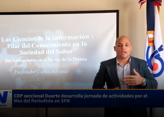 CDP seccional Duarte desarrolla jornada de actividades por el mes del periodista