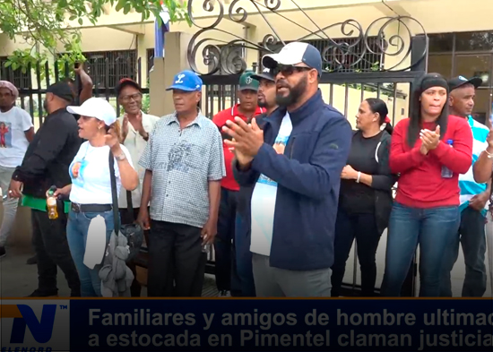 Familiares y amigos de hombre ultimado a estocada en Pimentel claman justicia