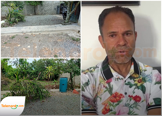 Denuncian irregularidades en construcción de aceras y contenes en sector Mamá Tingó