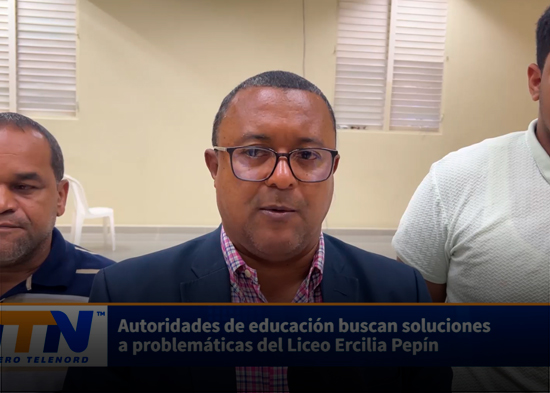 Autoridades de educación buscan soluciones a problemáticas del Liceo Ercilia Pepín