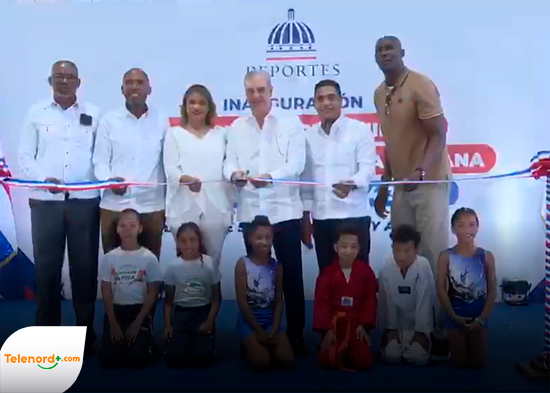 Luis Abinader inaugura pabellones deportivos en La Romana para impulsar deporte y recreación juvenil