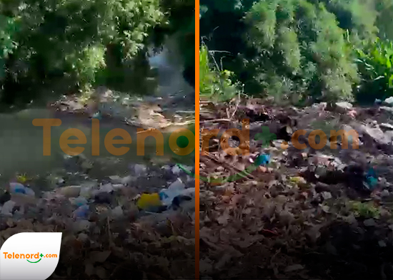 Denuncia vertedero improvisado en el río Cenoví