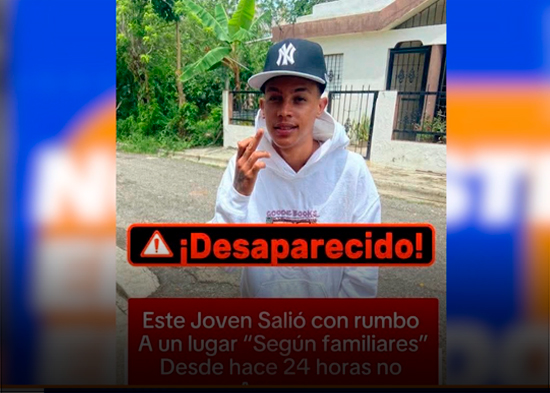 Reportan hombre se encuentra desaparecido desde lunes 11 de mayo